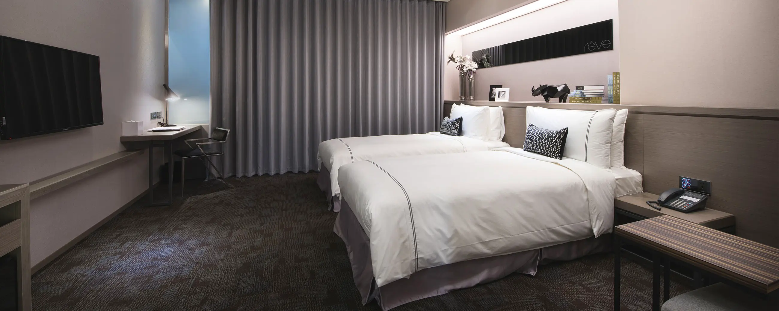 雅緻客房(兩小床)